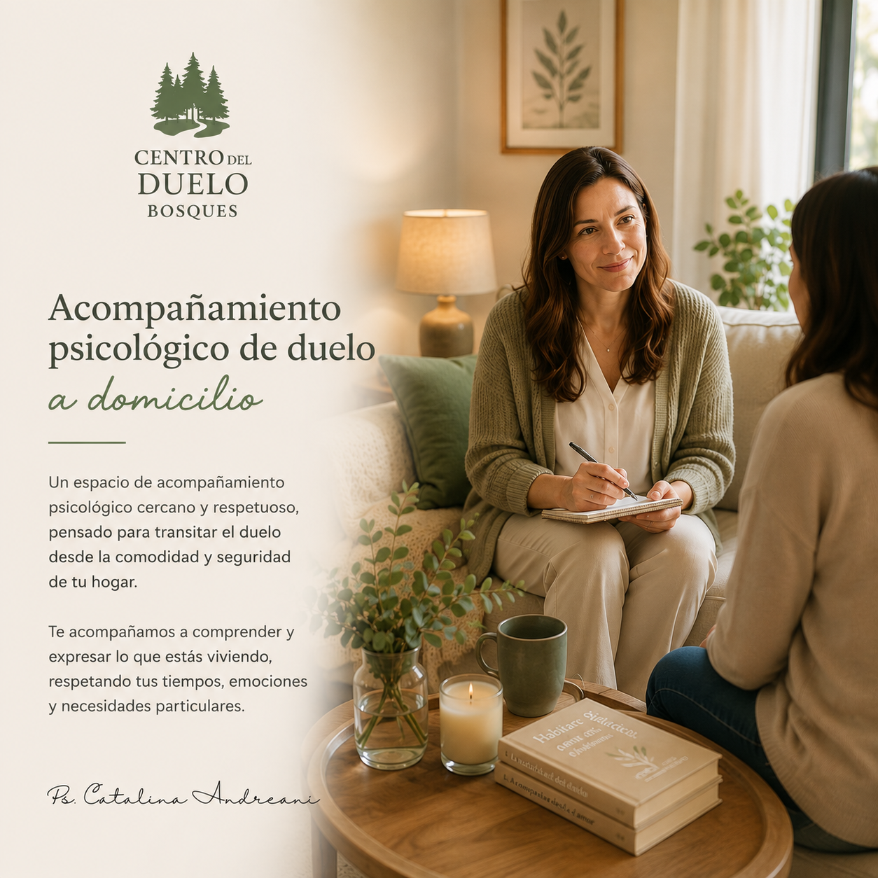 Acompañamiento Psicológico a domicilio 